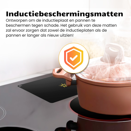 Induktionsschutzmatten - Schwarz, Premium Qualität