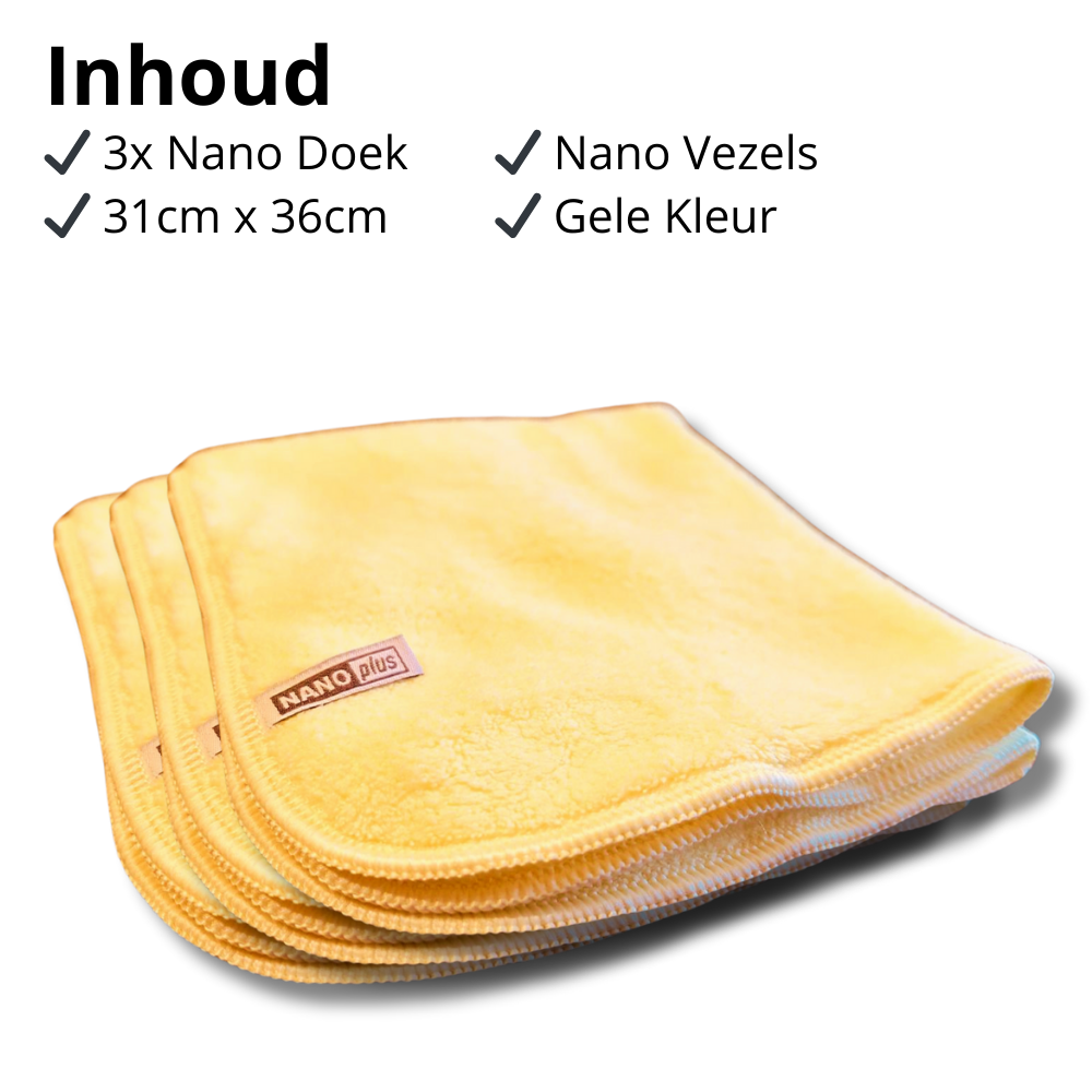 NanoPlus schoonmaakdoeken van nanovezels