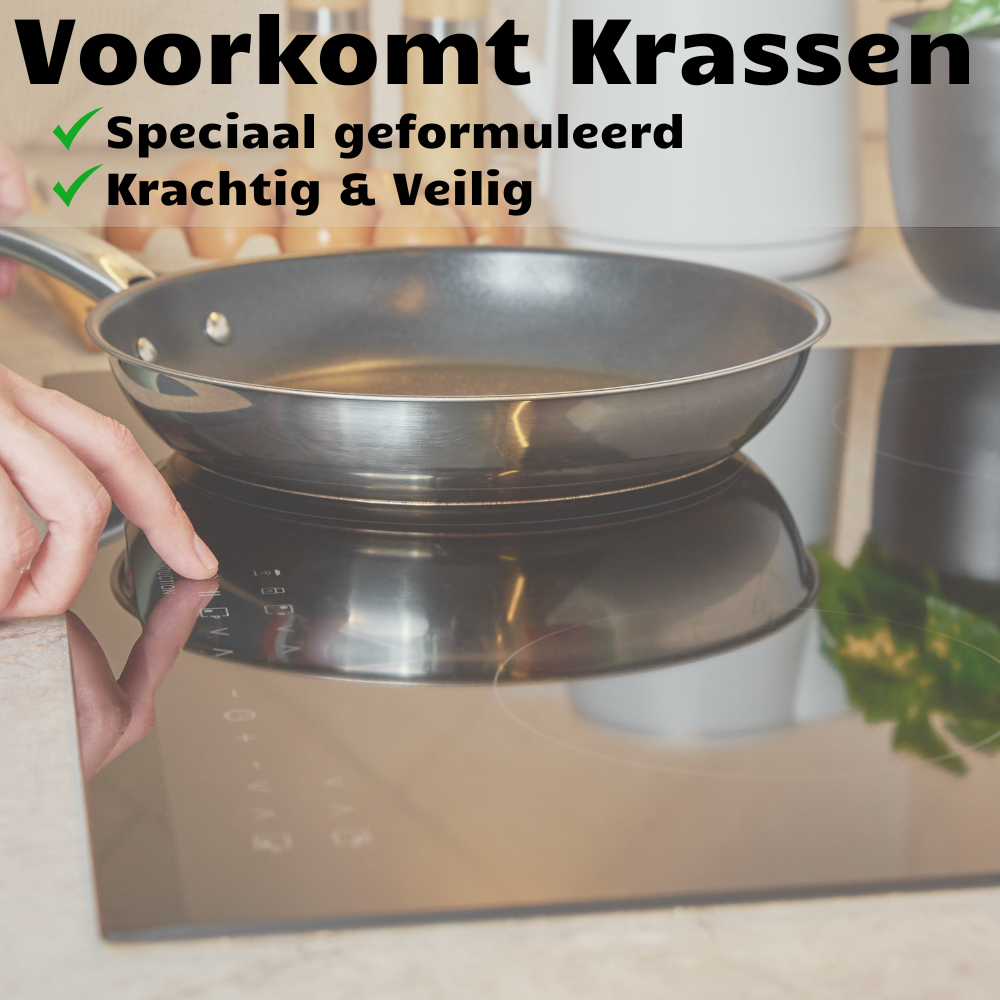 Induction Kings inductie reiniger 4-in-1 tegen krassen en vlekken met beschermlaag