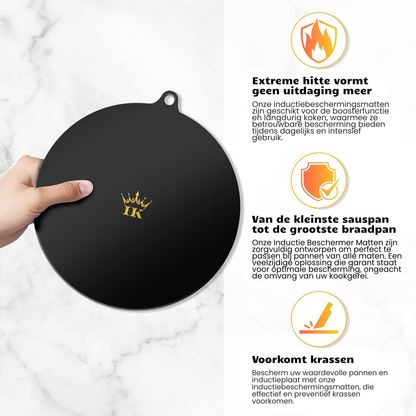 Induction Kings premium inductie beschermers met anti-slip laag tegen krassen