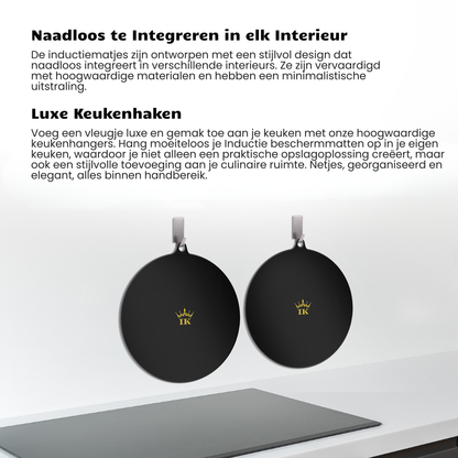 Inductie Beschermers - Zwart, Premium Kwaliteit