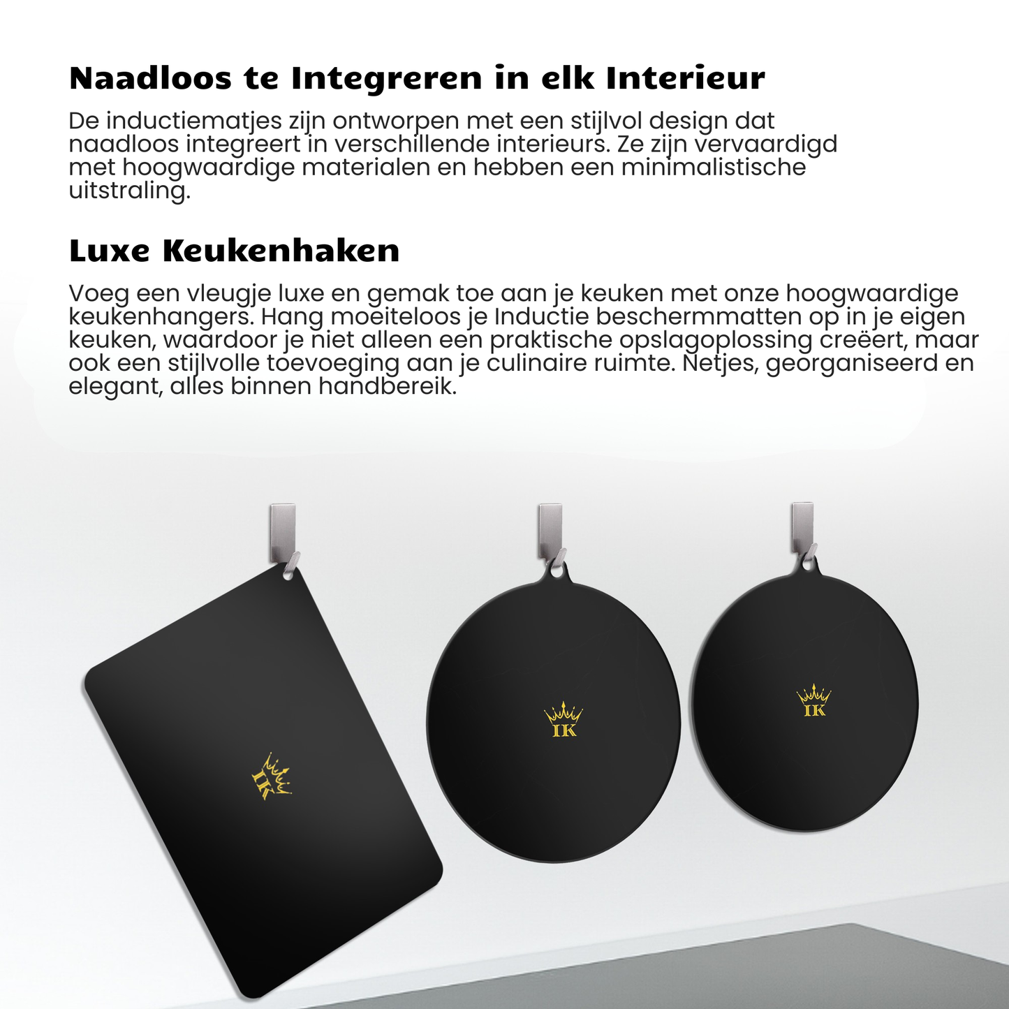 Induction Kings premium inductie beschermers met anti-slip laag tegen krassen