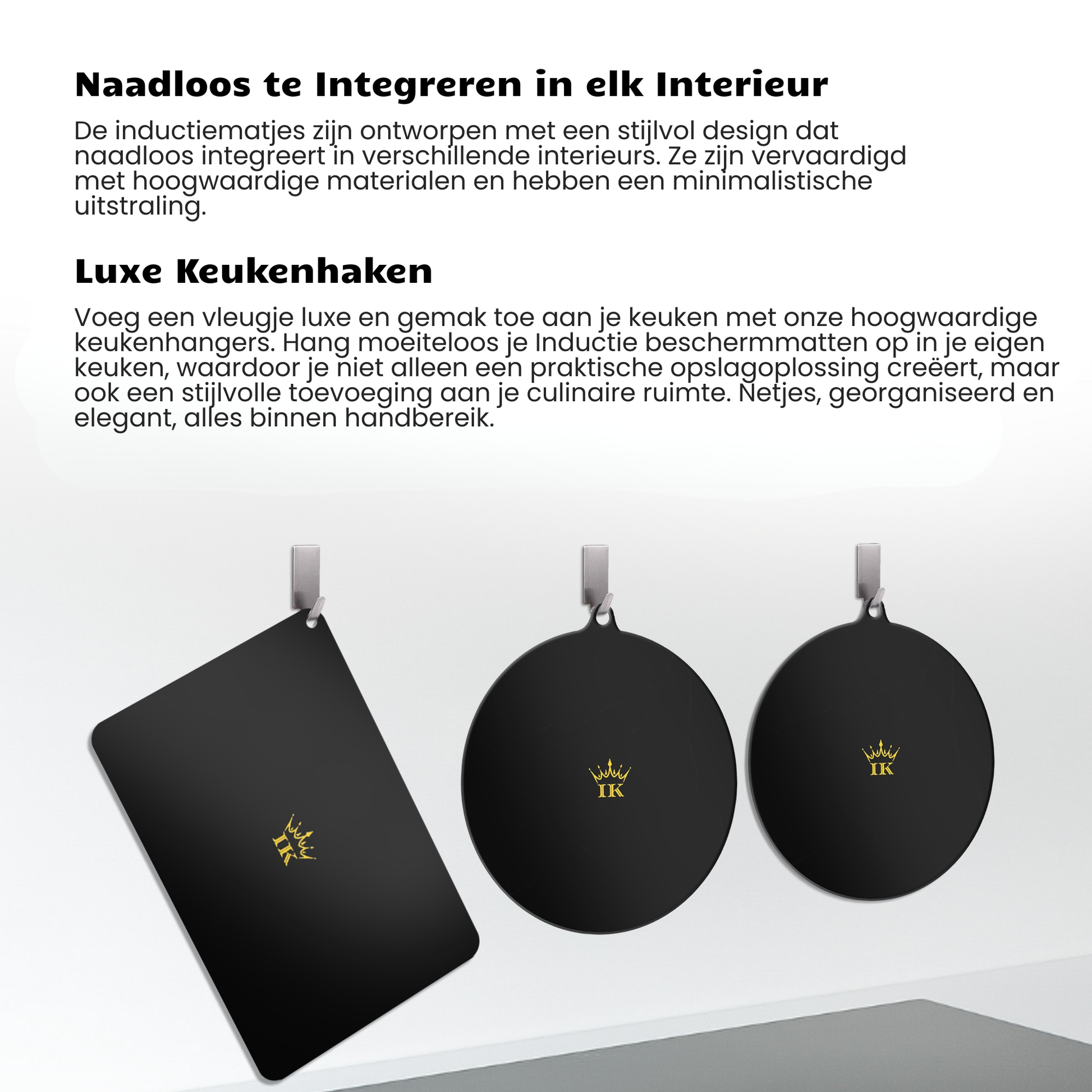 Induction Kings premium inductie beschermers met anti-slip laag tegen krassen
