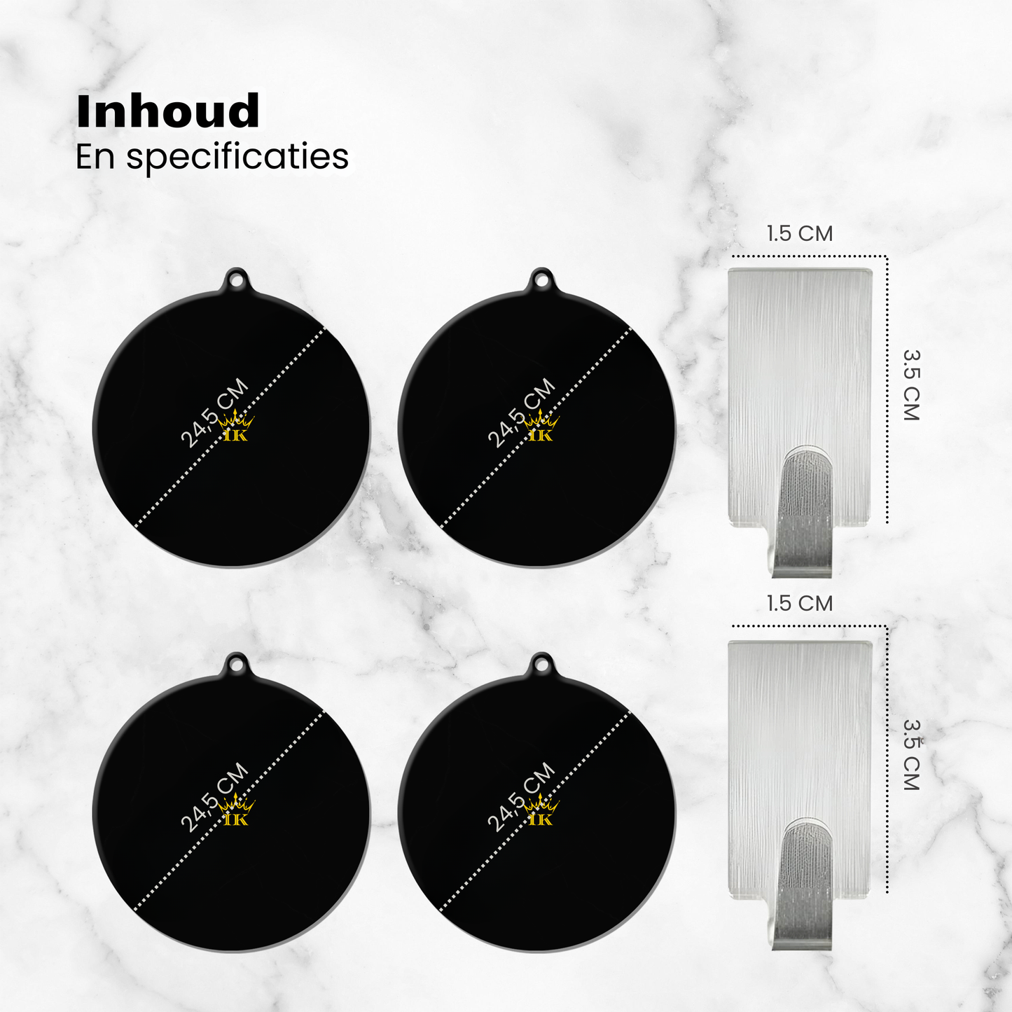 Induction Protectors - Black, Premium Quality