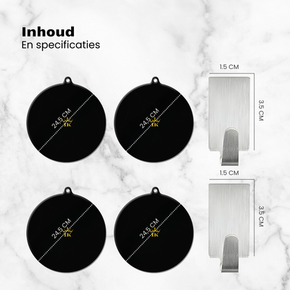 Induction Protectors - Black, Premium Quality