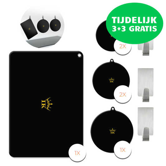 Inductie Beschermers - Zwart, Premium Kwaliteit