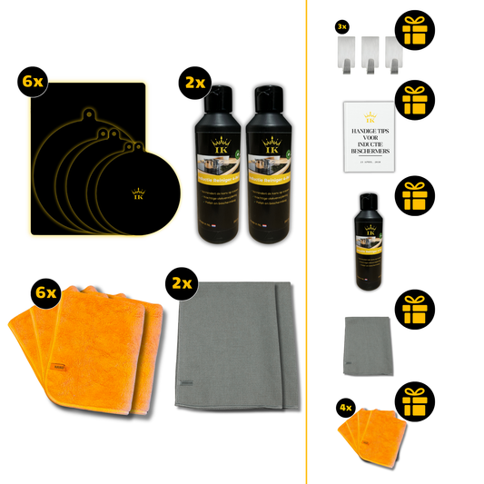 Induktions-Wartungspaket Schutz & Reinigung